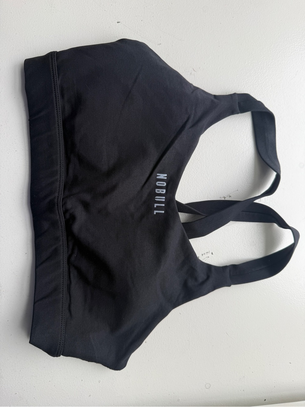 NOBULL Black Strappy Cross-Back Sports Bra
